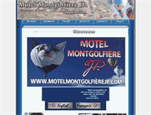 Tablet Screenshot of motelmontgolfierejp.com